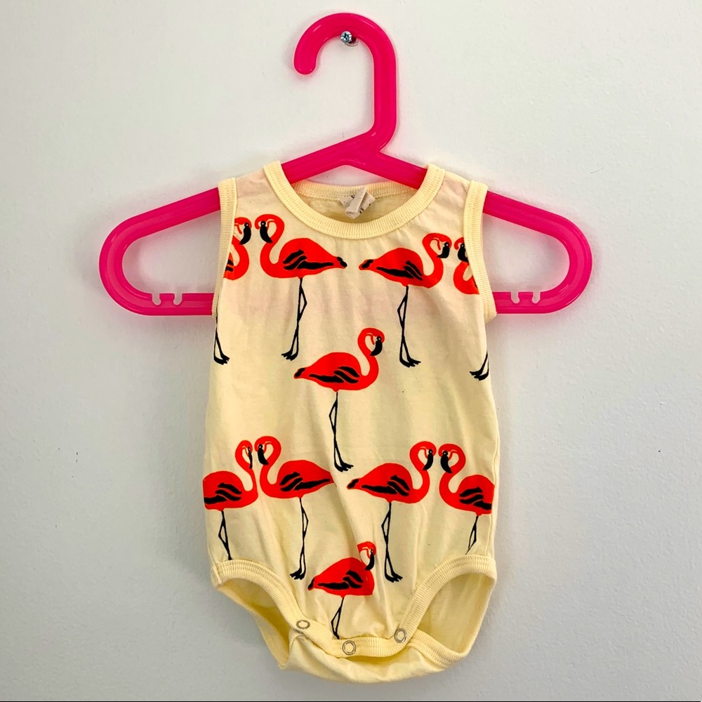 Little Pilgrim Flamingo Onesie